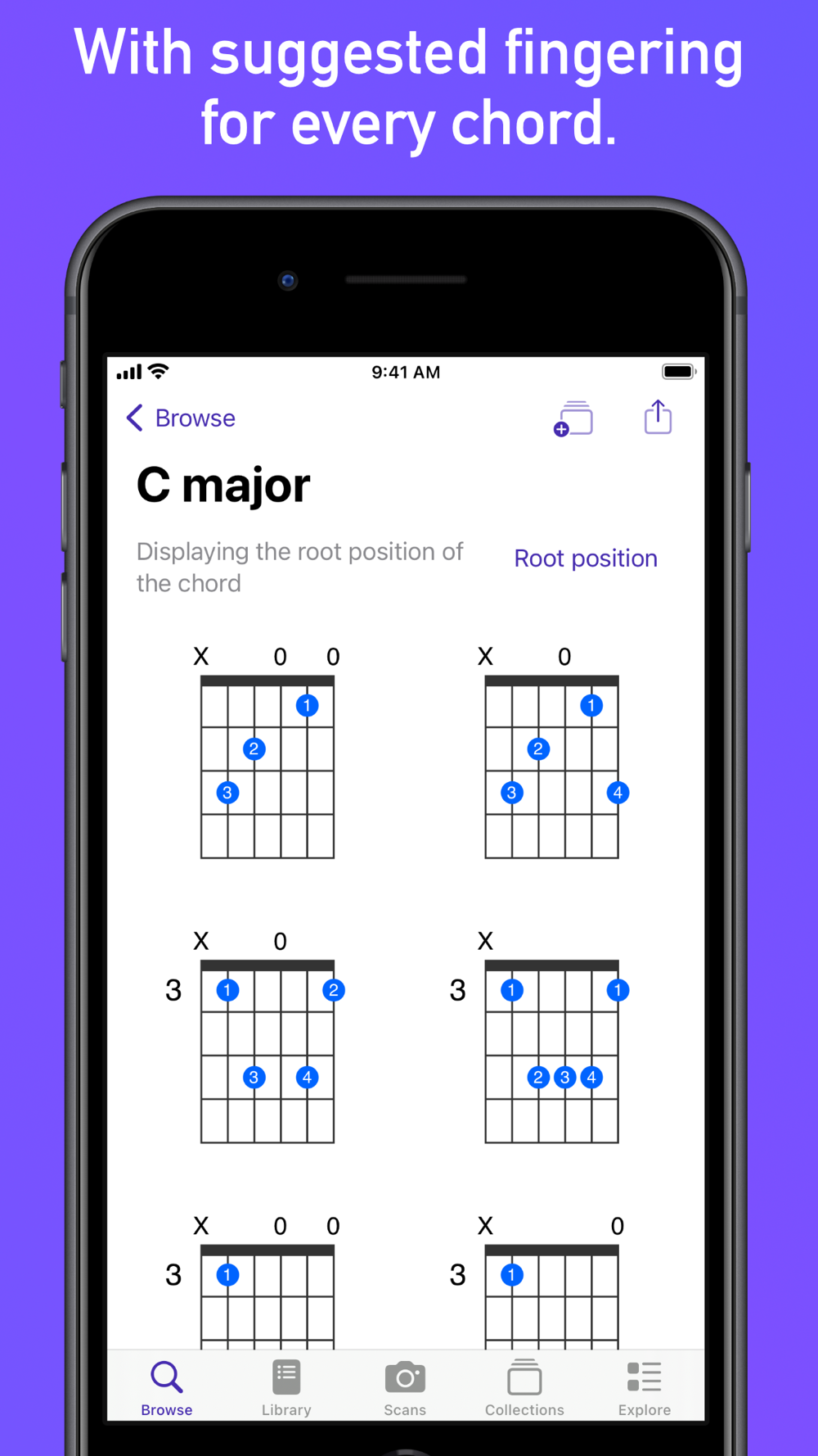 GtrLib Chords iPhone Screenshot 2