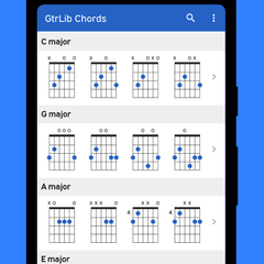 Vast and comprehensive chord library for guitar